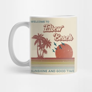 Elbow Beach Retro Sunset - Elbow Beach Mug